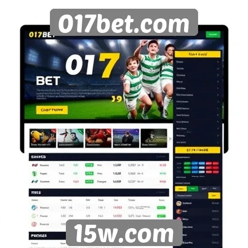 Interface e usabilidade do site 017bet
